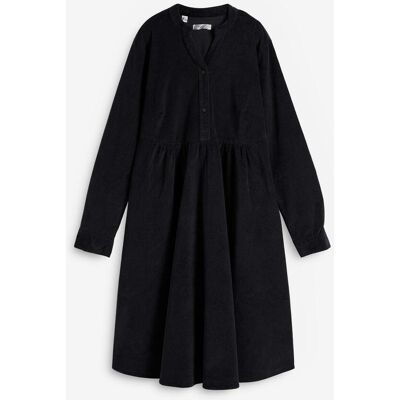 bonprix Kleid aus Baumwollcordschwarz 56Damen bonprix Kleid aus Baumwollcordschwarz 56Damen