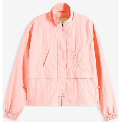 bonprix Kurze Jacke mit Taillen-Tunnelzugrosa 46Damen bonprix Kurze Jacke mit Taillen-Tunnelzugrosa 46Damen