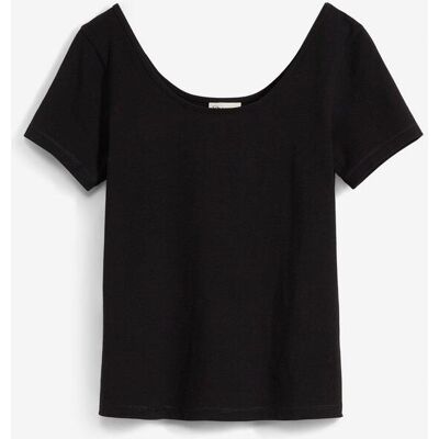 bonprix T-Shirt mit tiefem Rückenausschnittschwarz 52Damen bonprix T-Shirt mit tiefem Rückenausschnittschwarz 52Damen