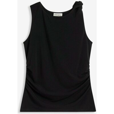 bonprix Jerseytop mit Twistschwarz 48Damen bonprix Jerseytop mit Twistschwarz 48Damen