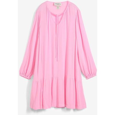 bonprix Tunika-Kleid aus fließender Viskoserosa 36Damen bonprix Tunika-Kleid aus fließender Viskoserosa 36Damen
