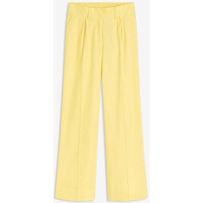 bonprix Palazzo-Hose aus Leinen-Mixgelb 36Damen bonprix Palazzo-Hose aus Leinen-Mixgelb 36Damen