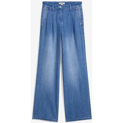 bonprix Wide-Leg-Jeans, Mid Waistblau 36Damen bonprix Wide-Leg-Jeans, Mid Waistblau 36Damen