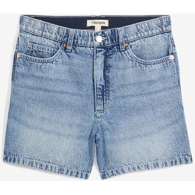 bonprix Jeans-Shorts High Waist, Low Stretchblau 52Damen bonprix Jeans-Shorts High Waist, Low Stretchblau 52Damen