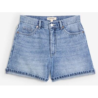 bonprix Jeans-Shorts High Waist, Low Stretchblau 44Damen bonprix Jeans-Shorts High Waist, Low Stretchblau 44Damen