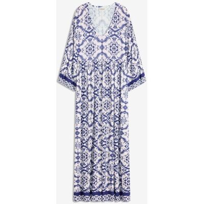 bonprix Maxikleid aus softem Viskose-Mixweiß 36Damen bonprix Maxikleid aus softem Viskose-Mixweiß 36Damen