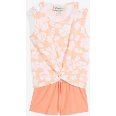 bonprix Top und kurze Hose aus Bio-Baumwoll-Mix (2-tlg.Set)orange 140Mädchen bonprix Top und kurze Hose aus Bio-Baumwoll-Mix (2-tlg.Set)orange 140Mädchen