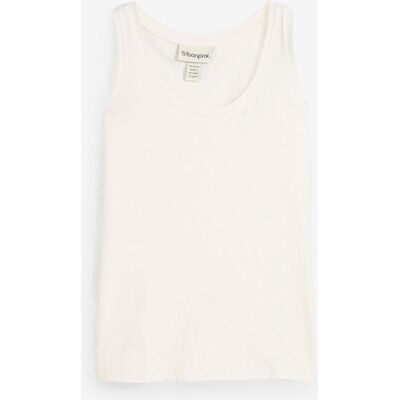 bonprix Tanktop mit Seidenanteilweiß 44Damen bonprix Tanktop mit Seidenanteilweiß 44Damen