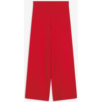 bonprix Palazzo-Hose mit Bequembundrot 56Damen bonprix Palazzo-Hose mit Bequembundrot 56Damen