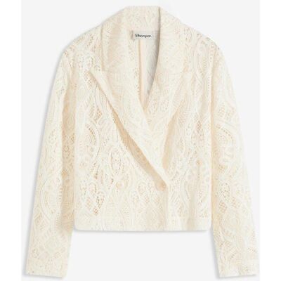bonprix Blazer aus Spitzebeige 40Damen bonprix Blazer aus Spitzebeige 40Damen