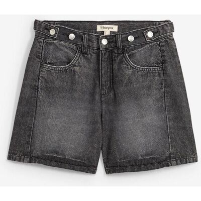 bonprix Jeans-Shorts Mid Waist, Low Stretchschwarz 48Damen bonprix Jeans-Shorts Mid Waist, Low Stretchschwarz 48Damen