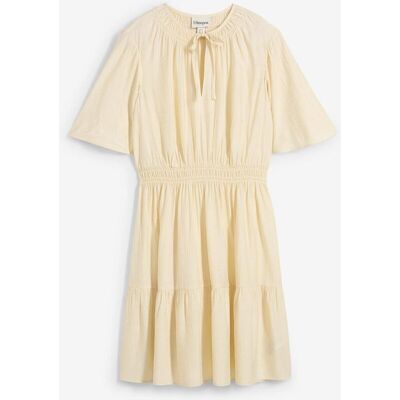 bonprix Minikleid aus fließendem Viskose-Mixbeige 50Damen bonprix Minikleid aus fließendem Viskose-Mixbeige 50Damen