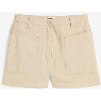 bonprix Twill Shortsbeige 50Damen bonprix Twill Shortsbeige 50Damen