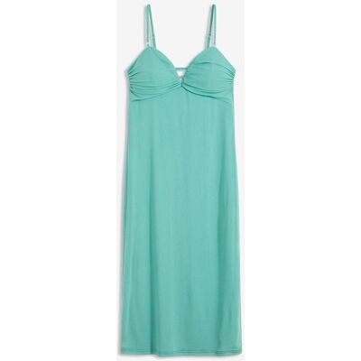 bonprix Maxikleid mit tiefem Ausschnittgrün 40Damen bonprix Maxikleid mit tiefem Ausschnittgrün 40Damen