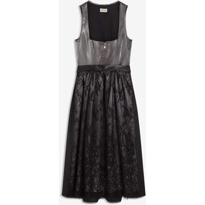 bonprix Dirndl mit glänzendem Mieder (2-tlg.Set)schwarz 48Damen bonprix Dirndl mit glänzendem Mieder (2-tlg.Set)schwarz 48Damen