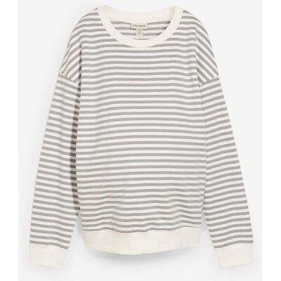 bonprix Umstandssweatshirt und Stillsweatshirt aus Bio-Baumwollegrau 48Damen bonprix Umstandssweatshirt und Stillsweatshirt aus Bio-Baumwollegrau 48Damen