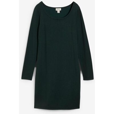 bonprix Strickkleid mit legerem Schnittgrün 56Damen bonprix Strickkleid mit legerem Schnittgrün 56Damen