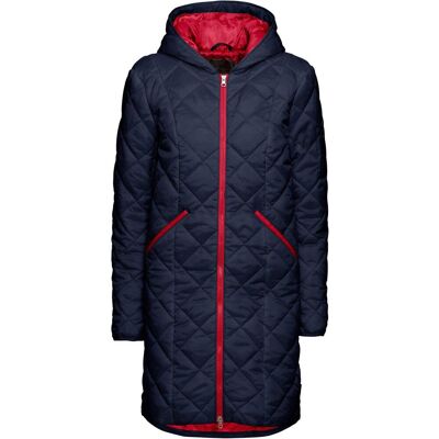 bonprix Steppmantel mit Kapuze zweifarbigblau 36Damen bonprix Steppmantel mit Kapuze zweifarbigblau 36Damen