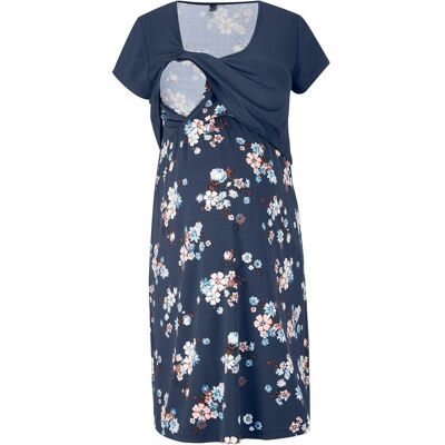 bonprix 2-in-1 Umstands- und Stillkleid aus aus Viskose-Jerseyblau 52Damen bonprix 2-in-1 Umstands- und Stillkleid aus aus Viskose-Jerseyblau 52Damen