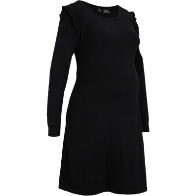 bonprix Umstandskleid aus weichem Strickschwarz 32Damen bonprix Umstandskleid aus weichem Strickschwarz 32Damen