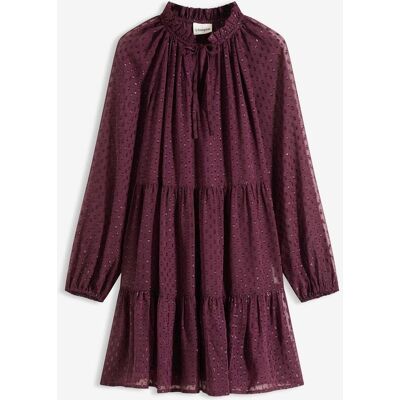 bonprix Tunika-Kleid mit Glitzereffektrot 42Damen bonprix Tunika-Kleid mit Glitzereffektrot 42Damen