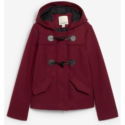 bonprix Duffle-Jacke, Wollimitatrot 52Damen bonprix Duffle-Jacke, Wollimitatrot 52Damen