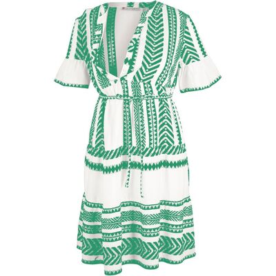 bonprix 2-in-1 Umstands- und Stillblusenkleid aus fließender Viskosegrün 50Damen bonprix 2-in-1 Umstands- und Stillblusenkleid aus fließender Viskosegrün 50Damen