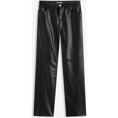 bonprix Lederimitat-Hose mit Bequembundschwarz 48Damen bonprix Lederimitat-Hose mit Bequembundschwarz 48Damen