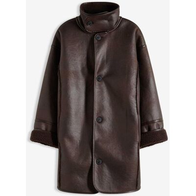 bonprix Oversized Lammfellimitat-Jackebraun 46Damen bonprix Oversized Lammfellimitat-Jackebraun 46Damen