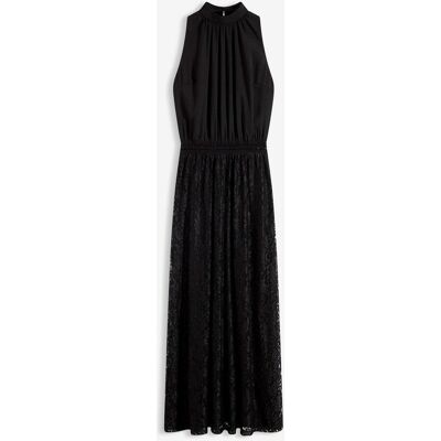 bonprix Maxikleid mit Spitzen-Rockschwarz 46Damen bonprix Maxikleid mit Spitzen-Rockschwarz 46Damen