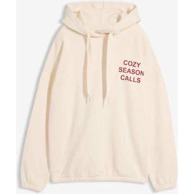 bonprix Oversize-Sweatshirt aus reiner Baumwollebeige 48Damen bonprix Oversize-Sweatshirt aus reiner Baumwollebeige 48Damen