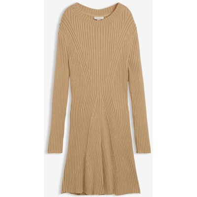 bonprix Mini-Strickkleid aus softem Viskose-Mixbeige 40Damen bonprix Mini-Strickkleid aus softem Viskose-Mixbeige 40Damen