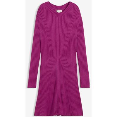 bonprix Mini-Strickkleid aus softem Viskose-Mixlila 40Damen bonprix Mini-Strickkleid aus softem Viskose-Mixlila 40Damen