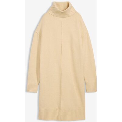 bonprix Strickkleid mit Ziernahtbeige 36Damen bonprix Strickkleid mit Ziernahtbeige 36Damen