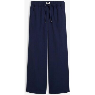 bonprix Hose in Wolloptik mit Bequembundblau 50Damen bonprix Hose in Wolloptik mit Bequembundblau 50Damen