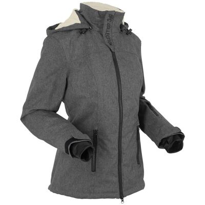 bonprix wasserdichte Outdoor-Funktions-Jacke mit Teddyfleecegrau 46Damen bonprix wasserdichte Outdoor-Funktions-Jacke mit Teddyfleecegrau 46Damen
