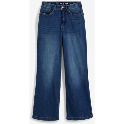 bonprix Wide Leg Jeans High Waist, Bio-Baumwolleblau 48Damen bonprix Wide Leg Jeans High Waist, Bio-Baumwolleblau 48Damen