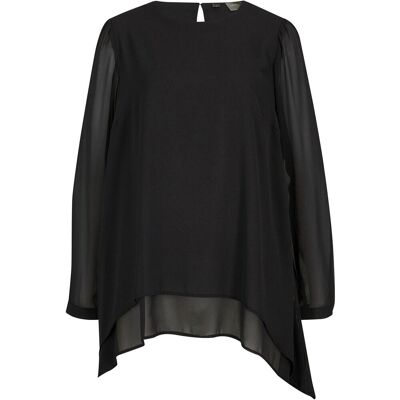 bonprix Vokuhila Long-Tunikaschwarz 36Damen bonprix Vokuhila Long-Tunikaschwarz 36Damen