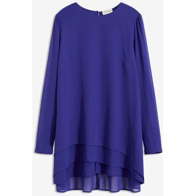 bonprix Vokuhila Long-Tunikablau 40Damen bonprix Vokuhila Long-Tunikablau 40Damen