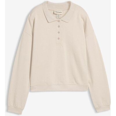bonprix Sweatshirt aus reiner Bio-Baumwollegrau 44Damen bonprix Sweatshirt aus reiner Bio-Baumwollegrau 44Damen