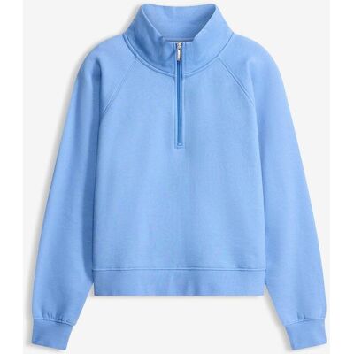 bonprix Sweatshirt aus reiner Bio-Baumwolleblau 44Damen bonprix Sweatshirt aus reiner Bio-Baumwolleblau 44Damen
