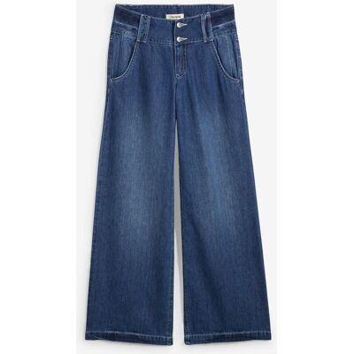 bonprix Wide-Leg-Jeans Mid Waist, Super Softblau 46Damen bonprix Wide-Leg-Jeans Mid Waist, Super Softblau 46Damen
