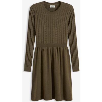 bonprix Strickkleid aus Viskose-Mixbraun 40Damen bonprix Strickkleid aus Viskose-Mixbraun 40Damen