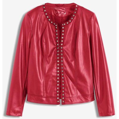 bonprix Lederimitat-Jackerot 44Damen bonprix Lederimitat-Jackerot 44Damen