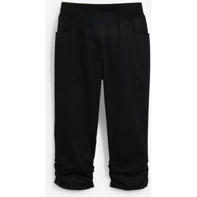 bonprix Capri-Hose aus Baumwoll-Mixschwarz 52Damen bonprix Capri-Hose aus Baumwoll-Mixschwarz 52Damen