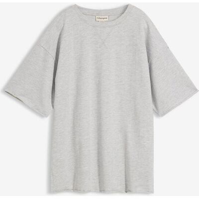 bonprix Long-Sweatshirt aus reiner Baumwollegrau 40Damen bonprix Long-Sweatshirt aus reiner Baumwollegrau 40Damen