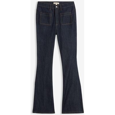 bonprix Bootcut-Jeans High Waist, Bequembundblau 38Damen bonprix Bootcut-Jeans High Waist, Bequembundblau 38Damen