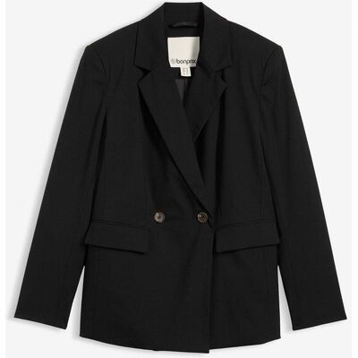 bonprix Blazer aus Viskose-Mixschwarz 52Damen bonprix Blazer aus Viskose-Mixschwarz 52Damen