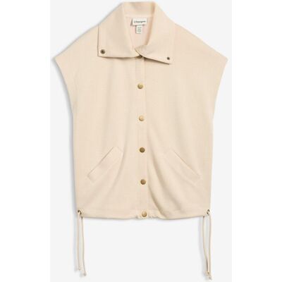 bonprix Weste aus bequemen Scubabeige 52Damen bonprix Weste aus bequemen Scubabeige 52Damen