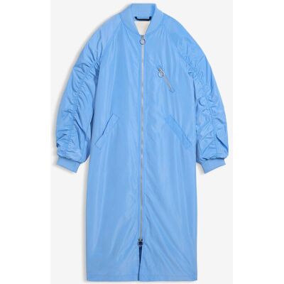 bonprix Blouson-Mantel mit Strickkragenblau 54Damen bonprix Blouson-Mantel mit Strickkragenblau 54Damen